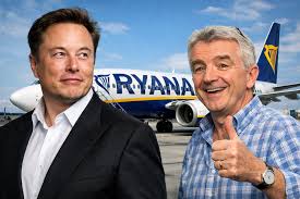 Elon Musk Calls Ryanair CEO 'An Utter Idiot,' Floats Buying the Company